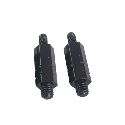 #4-40 차시 연결을 위한 듀얼 엔딩 스레드드 헥스 브래킷 냉조 M3 10mm 전자기 검정 헥스 스터드