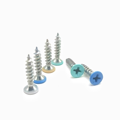 Countersunk Cross Self Tapping Screw 맞춤형 색상 페인트 평면 머리
