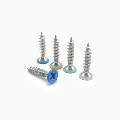 Countersunk Cross Self Tapping Screw 맞춤형 색상 페인트 평면 머리
