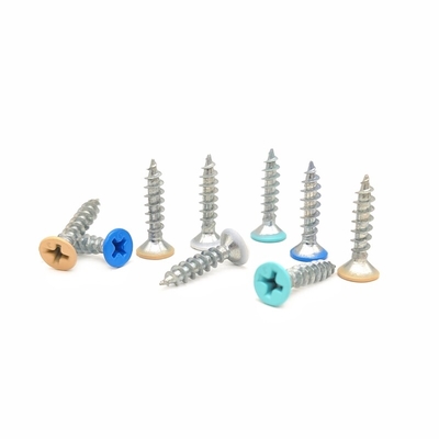 맞춤형 평면 헤드 Countersunk 크로스 터핑 나사 색칠