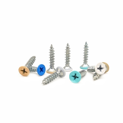 맞춤형 평면 헤드 Countersunk 크로스 터핑 나사 색칠