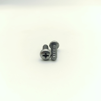 M6x18 아연 도금 버튼 헤드 셀프 태핑 나사 필립스 드라이브