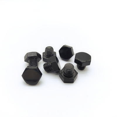 M8 헥스 헤드 휠 볼트 13mm 블랙 스테인리스 스틸 팩 1000