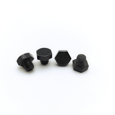 M8 헥스 헤드 휠 볼트 13mm 블랙 스테인리스 스틸 팩 1000