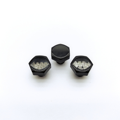 M8 헥스 헤드 휠 볼트 13mm 블랙 스테인리스 스틸 팩 1000