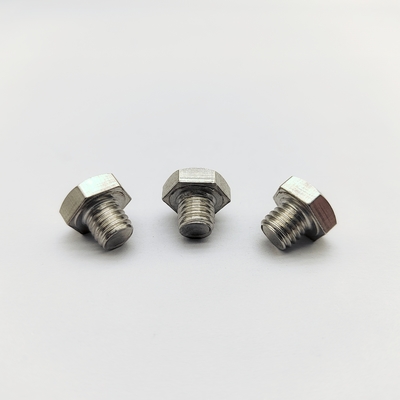 M8 크롬 휠 볼트 12.3mm 길이 13mm 육각 헤드 스테인리스 스틸