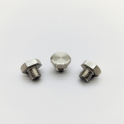 M8 크롬 휠 볼트 12.3mm 길이 13mm 육각 헤드 스테인리스 스틸