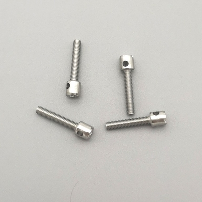 M4 리드 씰 나사 구멍이있는 전기 미터 나사 네일 씰 테이블 볼트 스테인레스 스틸 볼트 8mm-50mm 길이-(M4x45mm