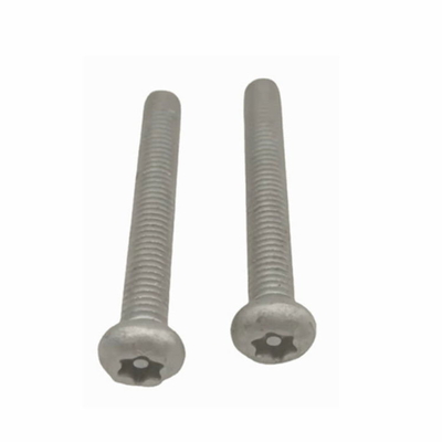 버튼 헤드 톡스 안보 기계가공 나사, 볼트 스테인레스 강 보안 스크류 M4X16mm