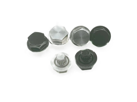SUS304 Chrome 바퀴는 3.25g 무게를 리벳을 박고, 바퀴는 검정 HEX12.5x13.2를 리벳을 박습니다