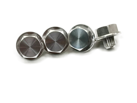 까만 CNC 선반 기계로 가공 부속 육 견과 BS 표준 장식적인 7x14mm