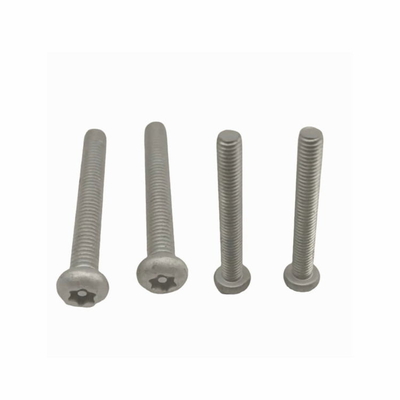 버튼 헤드 톡스 안보 기계가공 나사, 볼트 스테인레스 강 보안 스크류 M4X16mm