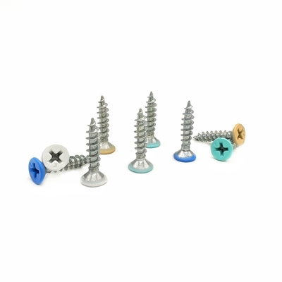 DIN 스테인리스 스틸 셀프 탭 스ikulu Countersunk