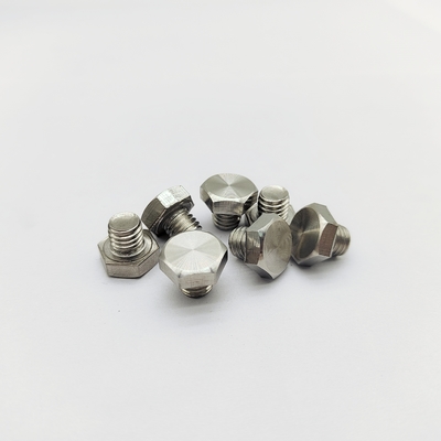 M8 크롬 휠 볼트 12.3mm 길이 13mm 육각 헤드 스테인리스 스틸